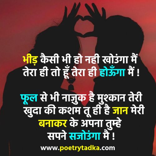 Love Poems in Hindi ! Romantic Poetry